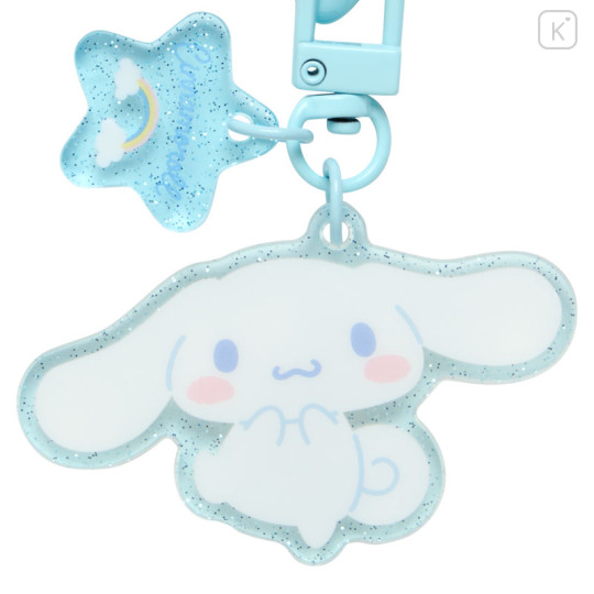 Japan Sanrio Original Keyring Hanger with Mascot Phone Charm - Cinnamoroll - 3