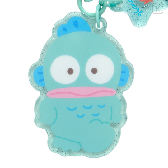 Japan Sanrio Original Keyring Hanger with Mascot Phone Charm - Hangyodon - 3