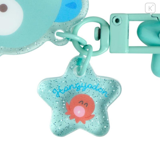 Japan Sanrio Original Keyring Hanger with Mascot Phone Charm - Hangyodon - 4