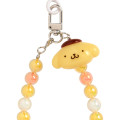 Japan Sanrio Original Beaded Hand Strap Phone Charm - Pompompurin - 3