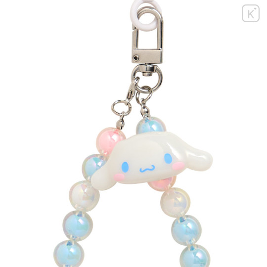 Japan Sanrio Original Beaded Hand Strap Phone Charm - Cinnamoroll - 3