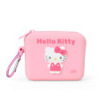 Japan Sanrio Original Silicone Mini Pouch - Hello Kitty - 1