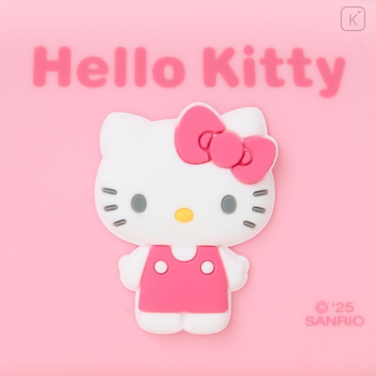 Japan Sanrio Original Silicone Mini Pouch - Hello Kitty - 4
