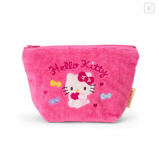 Japan Sanrio Original Sweets & Pile Pouch - Hello Kitty : Fluffy - 1
