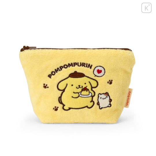 Japan Sanrio Original Sweets & Pile Pouch - Pompompurin : Fluffy - 1