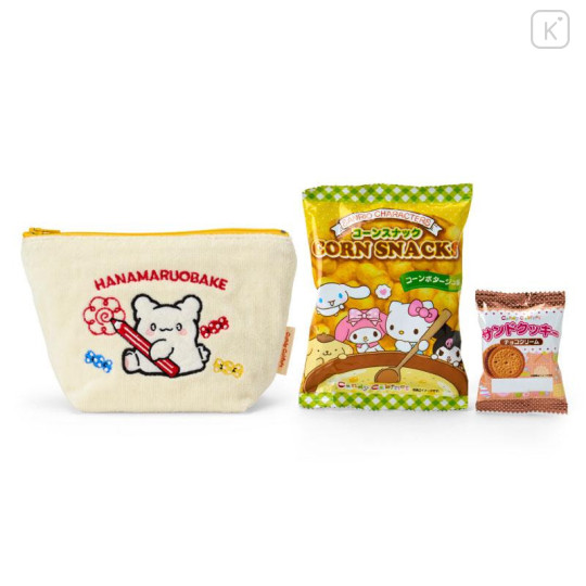 Japan Sanrio Original Sweets & Pile Pouch - Hanamaruobake : Fluffy - 4