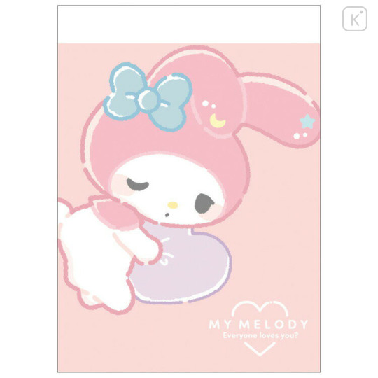 Japan Sanrio Mini Notepad - My Melody : Sleepy Head - 1