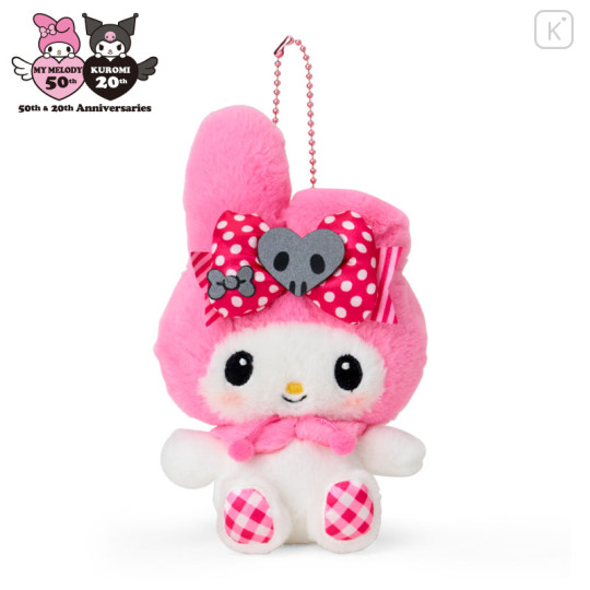 Japan Sanrio Mascot Holder - My Melody : Black Pink Party - 1