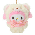 Japan Sanrio Original Mascot Holder - My Melody : Fluffy Doll - 2