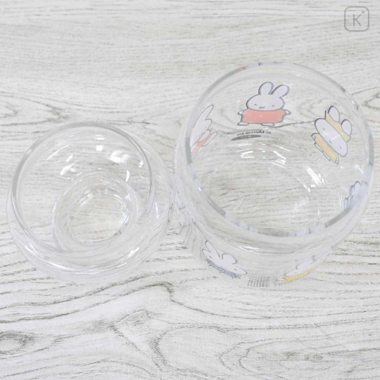 Japan Miffy Jar Glass Storage Container - Miffy 70th Anniversary - 3