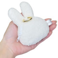 Japan Miffy Mascot Mini Pouch with Carabiner - Miffy : Face - 2
