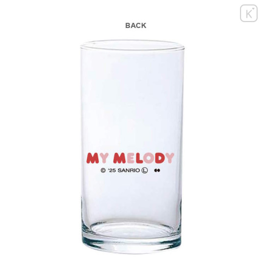 Japan Sanrio Glass Tumbler - My Melody : Sitting - 2