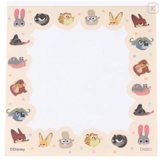 Japan Disney Square Memo Pad - Zootopia : Ready To Do Some Justice - 2