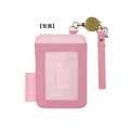 Japan Sanrio Pass Case Card Holder & Reel - Hello Kitty : Moon - 2