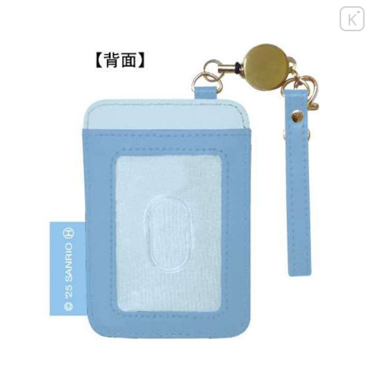 Japan Sanrio Pass Case Card Holder & Reel - Cinnamoroll : Moon - 2