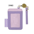 Japan Sanrio Pass Case Card Holder & Reel - Kuromi : Moon - 2