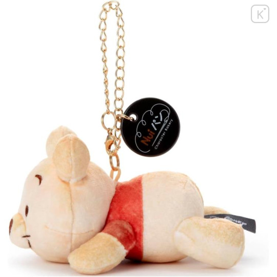Japan Disney Mascot Holder Mini Plush (S) - Pooh : Nui Bread - 3