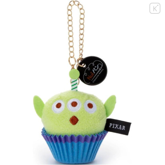 Japan Disney Mascot Holder Mini Plush (S) - Toy Story Little Green Men : Nui Bread Muffin - 1