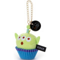 Japan Disney Mascot Holder Mini Plush (S) - Toy Story Little Green Men : Nui Bread Muffin - 2