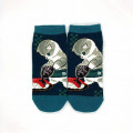 Japan Mofusand Ankle Socks - Cat : Sushi Dark Green - 1