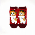 Japan Mofusand Ankle Socks - Cat : Takoyaki Deep Red - 1