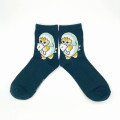 Japan Mofusand Crew Socks - Whale Shark Cat : Seal Hug - 1