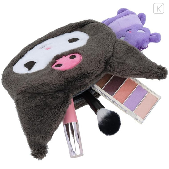 Japan Sanrio Mascot Pouch Set - Kuromi : Baku - 2