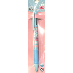 Japan Sanrio 3 Color Multi Ball Pen - Hangyodon : Waiter Soda