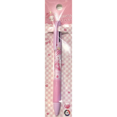 Japan Sanrio 3 Color Multi Ball Pen - My Melody : Gingham Pink