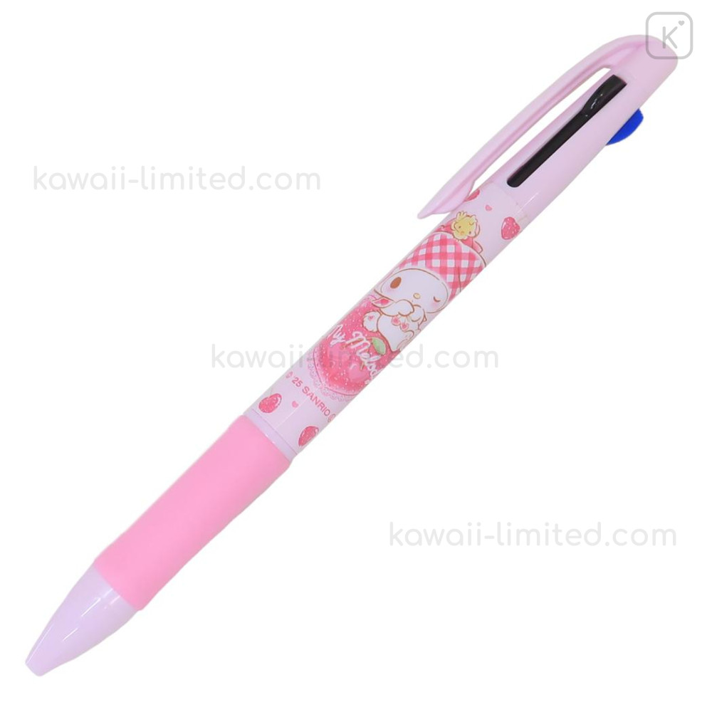Japan Sanrio 3 Color Multi Ball Pen - My Melody : Gingham