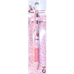 Japan Sanrio 3 Color Multi Ball Pen - Marron Cream : Rose Pink