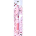 Japan Sanrio 3 Color Multi Ball Pen - Marron Cream : Rose Pink - 1