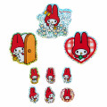 Japan Sanrio Sticker Pieces Pack - My Melody : Hologram Red - 3