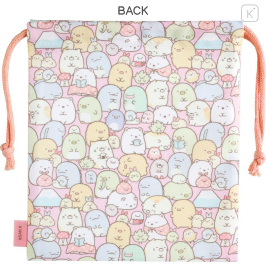 Japan San-X Drawstring Pouch - Sumikko Gurashi : Group - 2