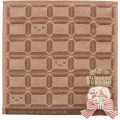 Japan San-X Mini Towel Handkerchief - Sumikko Gurashi : Chocolate Fair at Sumikko Cafe Milk - 1