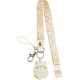 Japan San-X Neck Strap with Mascot - Sumikko Gurashi : Neko Group