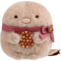 Japan San-X Tenori Plush (SS) - Sumikko Gurashi : Chocolate Fair at Sumikko Cafe Tonkatsu Fried Pork