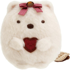 Japan San-X Tenori Plush (SS) - Sumikko Gurashi : Chocolate Fair at Sumikko Cafe Shirokuma