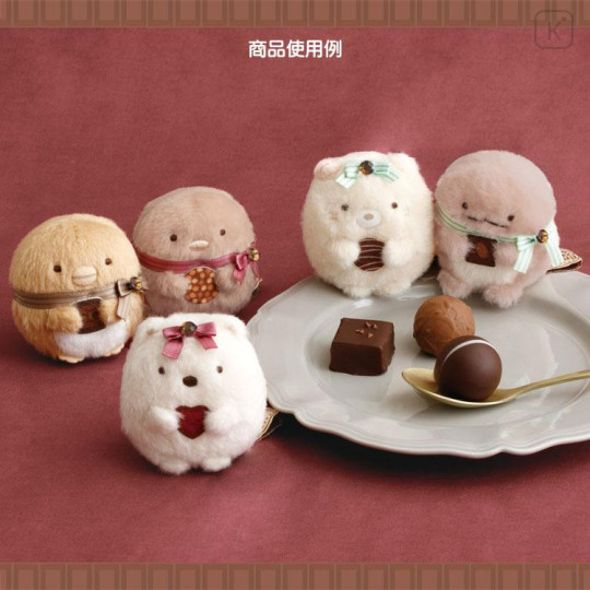 Japan San-X Tenori Plush (SS) - Sumikko Gurashi : Chocolate Fair at Sumikko Cafe Shirokuma - 4