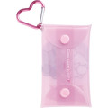 Japan San-X Clear Multi Case (S) - Cheer Cheer Lambs : Debut Heart-shaped Carabiner Pink - 2