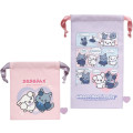 Japan San-X Drawstring Bag Set - Cheer Cheer Lambs : Debut - 1