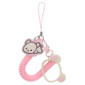 Japan San-X Multi-coil Spring Smartphone Strap Phone Charm - Korilakkuma : Pink - 1