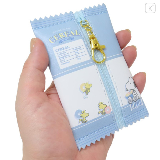 Japan Peanuts Mascot Mini Pouch - Snoopy : Snack Style Cereal - 2