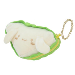Japan Sanrio Die-cut Mini Pouch with Bag Charm - Cinnamoroll : Sandwich