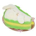 Japan Sanrio Die-cut Mini Pouch with Bag Charm - Cinnamoroll : Sandwich - 3