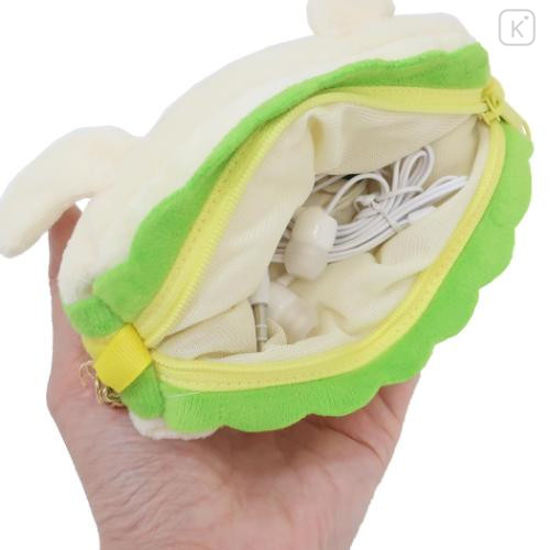 Japan Sanrio Die-cut Mini Pouch with Bag Charm - Cinnamoroll : Sandwich - 4