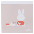 Japan Miffy Square Memo - Miffy : Toy Beige Orange - 1