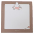 Japan Miffy Square Memo - Miffy : Favourite Bear Pink - 3