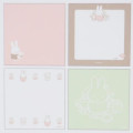 Japan Miffy Square Memo - Miffy : Favourite Bear Pink - 4