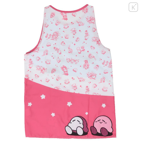 Japan Kirby Apron - Kirby & Waddle Dee : Happy Blue Pink - 2
